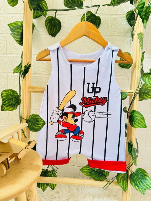 Jardineira Curto Mickey Cod 139 - comprar online