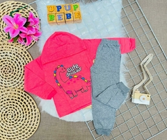 Conjunto com Touca Infantil Moletinho - comprar online