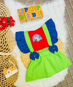 Romper Vestido Luxo Veste até 1 ano Divertidamente