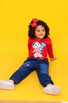 Camiseta Manga Longa Infantil Monica - comprar online