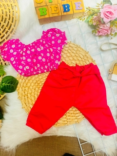 Conjunto Croped Calça Capri Cod 024
