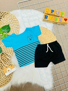 Conjunto Verão Listras Cod 160