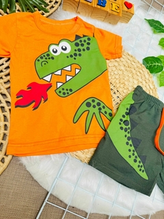 Conjunto Infantil Verão Dino na internet
