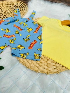 Jardineira Pikachu na internet
