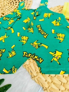 Jardineira Pikachu Cod 140 - Up Up bebe