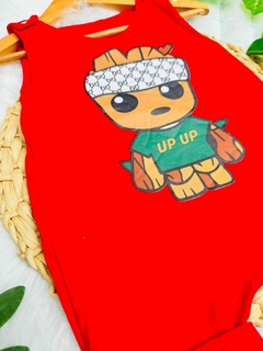 Jardineira Baby Groot Cod 083 - Up Up bebe