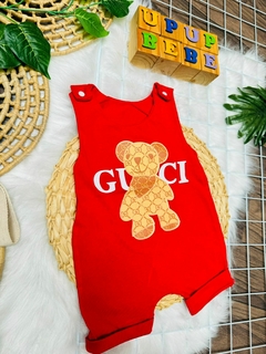 Jardineira Guc Urso Cod 039 - Up Up bebe