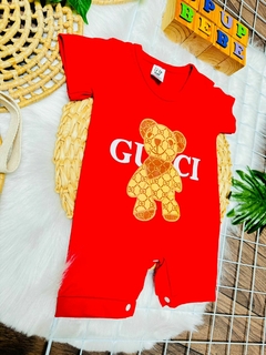 Macacão Curto Guc Urso Cod 155 - Up Up bebe