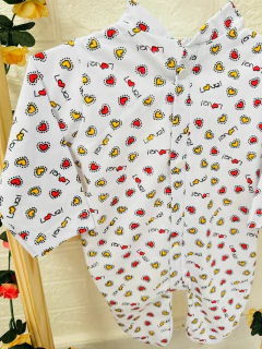 Macacão Longo com Touca Cod 190 - Up Up bebe