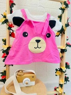 Jardineira Vestido Cod 033 - Up Up bebe