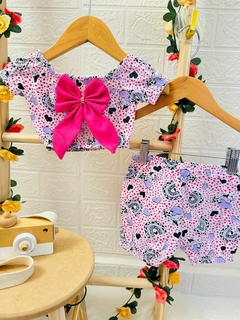Conjunto Croped vaquinha Cod 093 - Up Up bebe