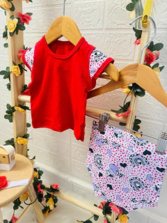 Conjunto com a Calcinha Verão Vaquinha Cod 084 - Up Up bebe