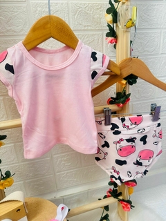 Conjunto com a Calcinha Verão Vaquinha Cod 084 - Up Up bebe