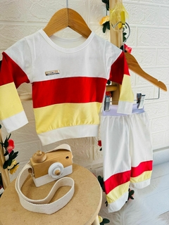Conjunto Listras Inverno Cod 199 - Up Up bebe