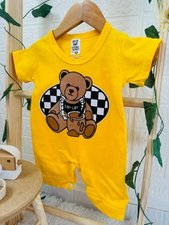Macacão Curto Urso Cod 075 - Up Up bebe