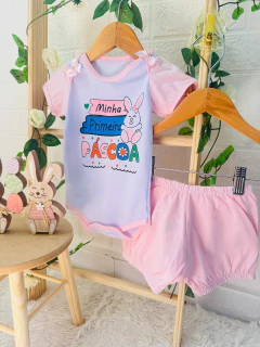 Conjunto Bory Coelhinha Pascoa Cod 192 - Up Up bebe