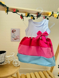 Vestido Regata Três Marias Cod 181 - Up Up bebe