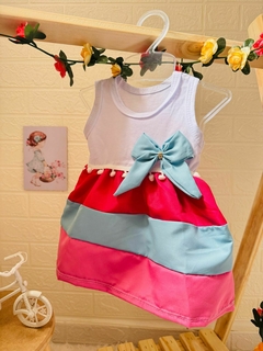 Vestido Regata Três Marias Cod 181 - Up Up bebe