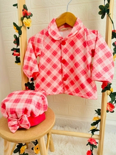 Casaco c/ Gola e Boina Soft Sublimado - comprar online