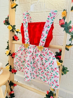 Vestido Jardineira Cod 103 - Up Up bebe