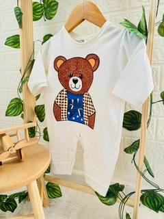 macacão Longo Urso Cod 148 - Up Up bebe