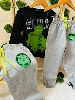 Conjunto Infantil Hulk na internet