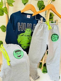 Conjunto Infantil Hulk na internet