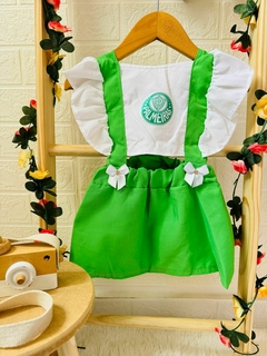 Romper Vestido Time Palmeiras - Up Up bebe