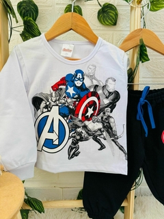 Conjunto Infantil Capitão America na internet