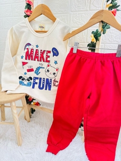 Conjunto Infantil Moletom Inverno 2025 na internet