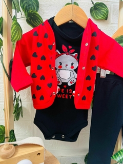 Kit Body 3 Peças Suedine - Up Up bebe