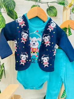 Kit Body 3 Peças Suedine - Up Up bebe