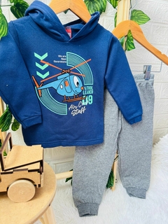 Conjunto Infantil Moletom Inverno com Capuz 2025 na internet