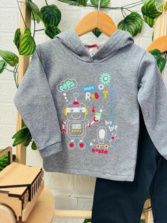Conjunto Infantil Moletom Inverno com Capuz 2025 - Up Up bebe