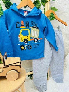 Conjunto Infantil Moletom Inverno com Capuz 2025 na internet