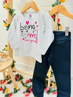 Conjunto meia Estação menina na internet