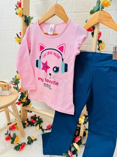 Conjunto meia Estação menina na internet