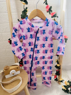 Macacão Ziper Soft Premium Stitch na internet