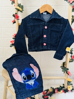 Jaqueta Jeans Stitch Bordado na internet