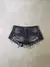 SHORT JEAN GRIS Y BLANCO