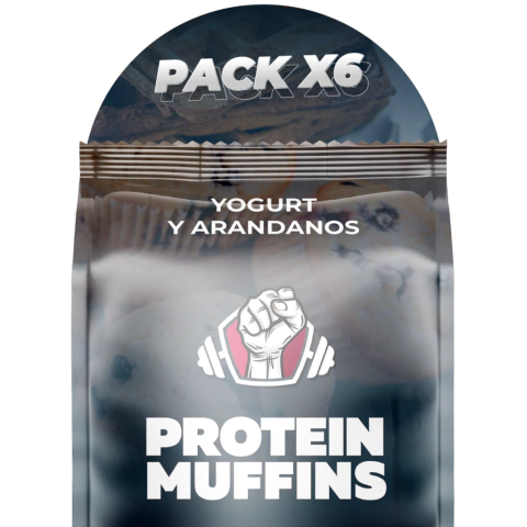 Muffin Proteico Yogurt & Arándanos – Pack x6 - comprar online