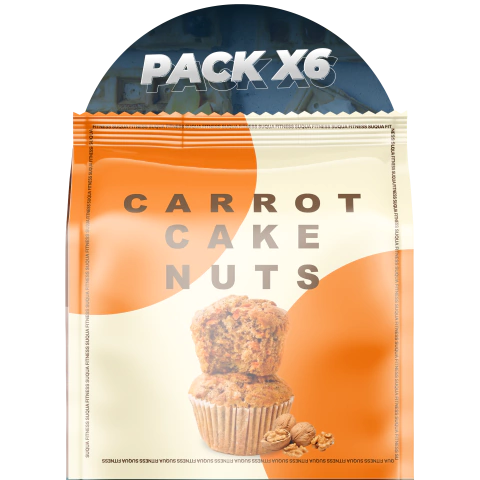 Muffin Proteico Carrot Cake & Nueces – Pack x6 - comprar online