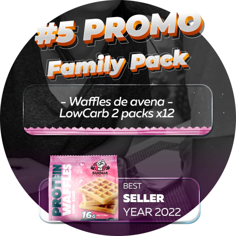 #5 y #5.5 Family pack waffles de avena LowCarb 2 pack o 4 pack - comprar online