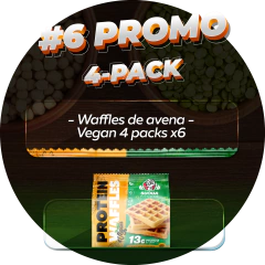 #6 Waffles de avena Vegan 4 pack - comprar online