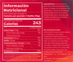 Imagen de Waffles 100% Cacao (13 g proteína)
