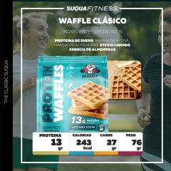 Imagen de Pack de 12 Waffles Classic (13 g proteína)