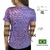 Blusa Academia Feminina Camisa Lilas Geometrica dry fit Camiseta baby look Estampa Linda Tecido Toque Frio na internet