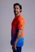 Camiseta Masculina Alaranjada Dry Fit UV Futevôlei - Corrida - CrossFit - Camiseta Beach Tennis Masculina - Caminhada - Academia - loja online