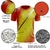 Imagem do Camiseta Casual Masculina Estampada Academia Sports Dry Fit Laranja