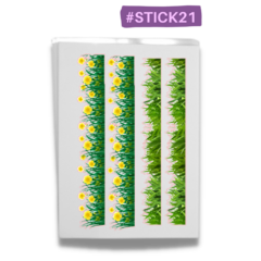 #STICK21 - Sticker de Folha de Açúcar
